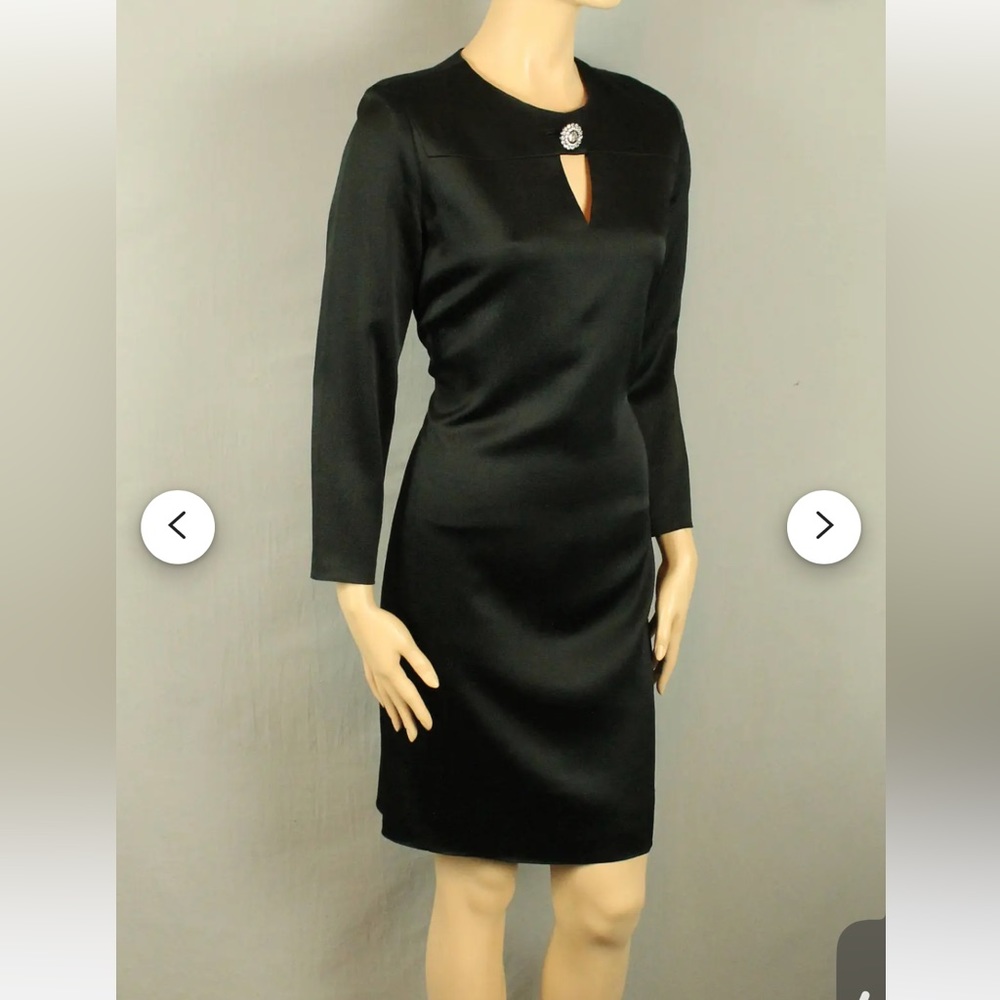 Vintage William Pearson Black Dress, Size 4